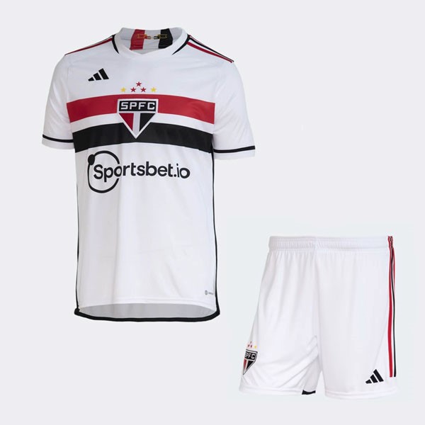 Camiseta Sao Paulo 1st Niño 2023-2024